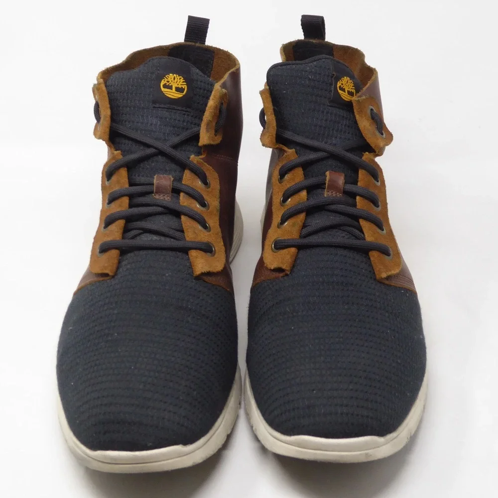 Timberland Mens Killington Chukka Boots Brown Navy A1IX4 Size 14